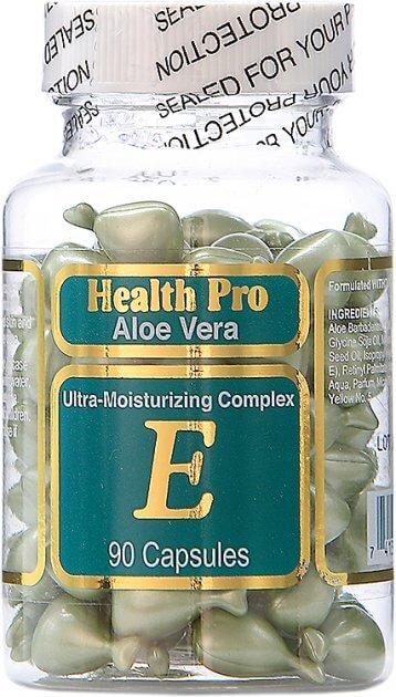 

Комплекс Health Pro Aloe Vera зволоження для обличчя та шиї з алое і вітаміном Е капсули, №90, д/обличчя та шиї капс.