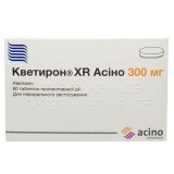 Кветирон XR Асіно табл. пролонг. дії 300 мг блістер №60