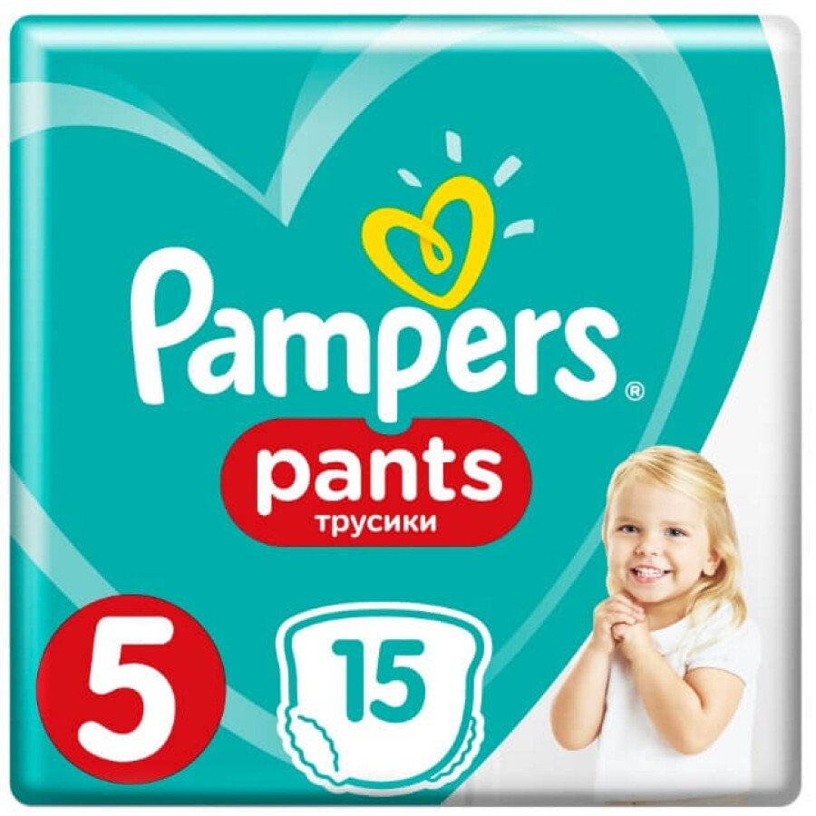 Підгузки-трусики Pampers Pants Junior (11-18 кг), №15: ціни та характеристики