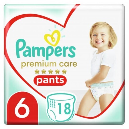 Подгузники-трусики Pampers Premium Care Pants 6 15+ кг, №18