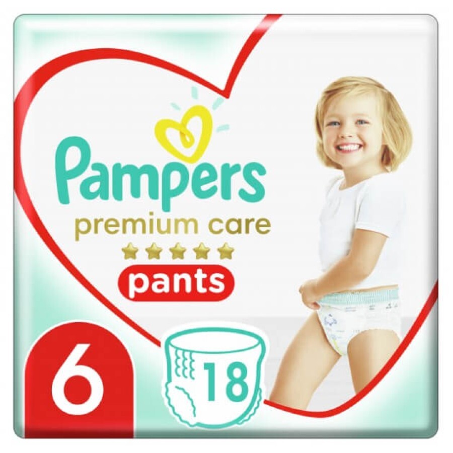 Подгузники-трусики Pampers Premium Care Pants 6 15+ кг, №18: цены и характеристики