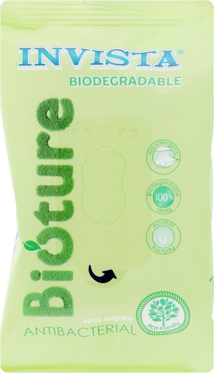 

Вологі серветки Invista Biodegradable Antibacterial антибактеріальні, біорозкладні, №15, антибакт., що біологіч. розкл.