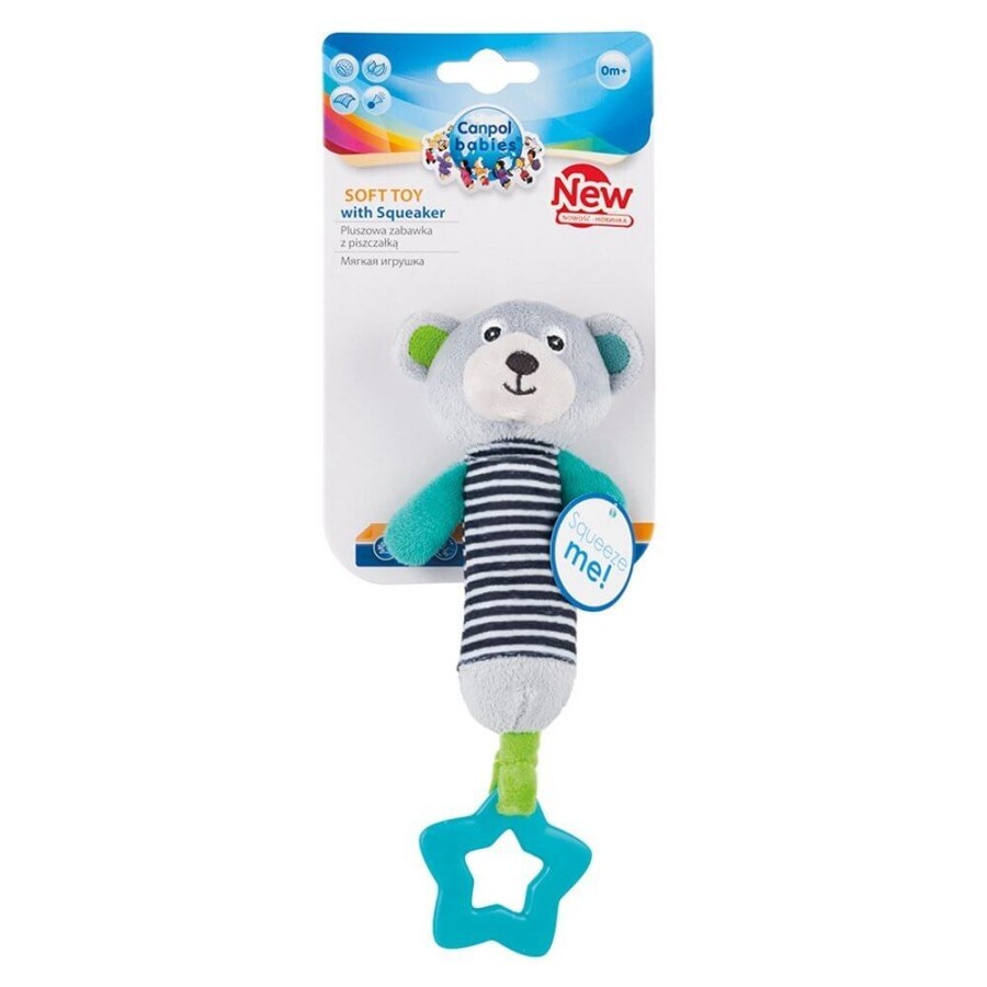 Плюшевая игрушка Canpol babies Bears (68/055) с пищалкой и зубогрызкой : цены и характеристики
