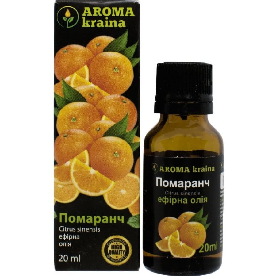 Эфирное масло AROMA kraina Апельсин, 20 мл: цены и характеристики
