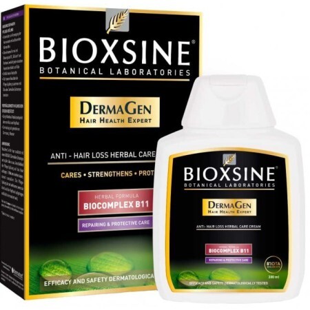 Крем Biota Bioxsine DermaGen против выпадения волос Восстанавливающий и защитный уход 300 мл
