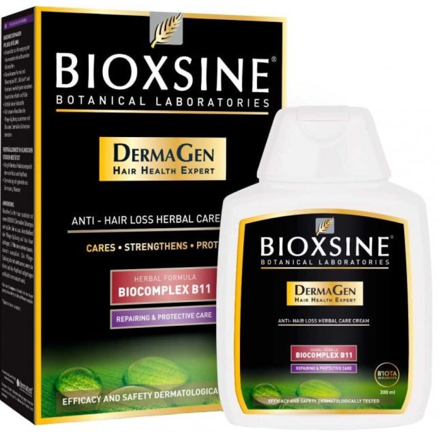 Крем Biota Bioxsine DermaGen против выпадения волос Восстанавливающий и защитный уход 300 мл: цены и характеристики