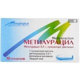 Метилурацил суп. ректал. 0.5 г стрип №10