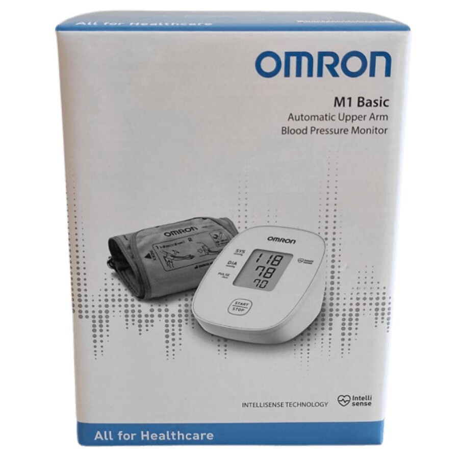 Вимірювач артеріального тиску Omron M1 Basic (HEM-7121-J-AF): ціни та характеристики