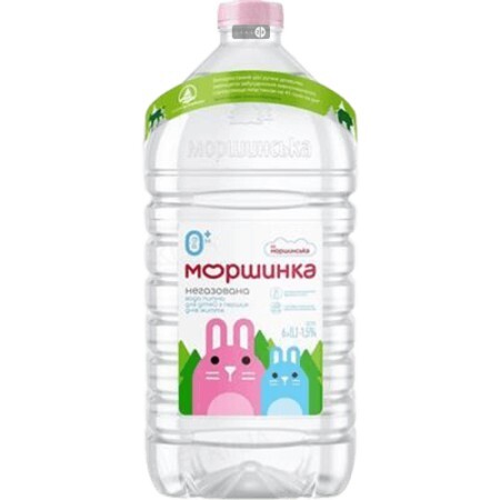 Вода питьевая детская Моршинка негазированная, 6 л