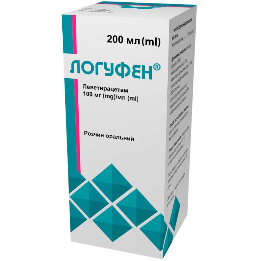 Логуфен р-н орал. 100 мг/мл фл. зі шприц-дозатором 200 мл: ціни та характеристики