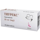 Тиурекс табл. 25 мг блістер №30