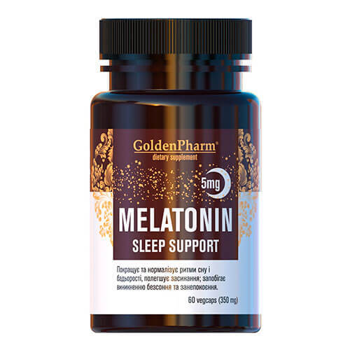 

Мелатонін капс. 5 мг №60, капс. 5 мг