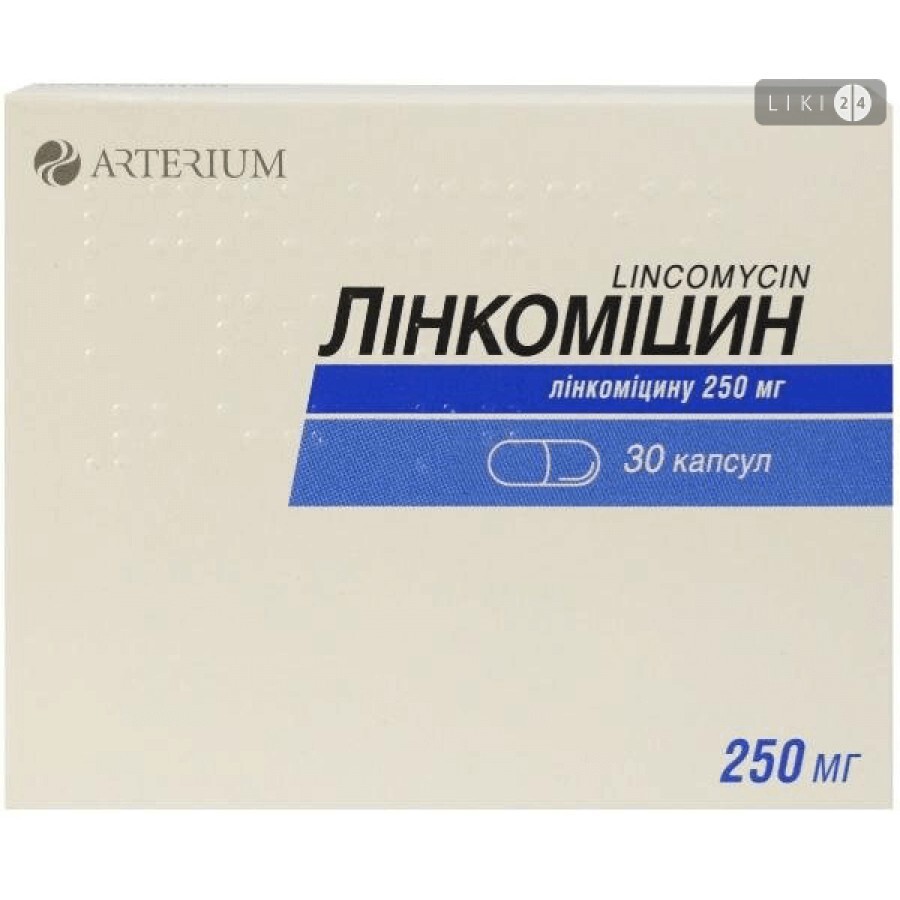 Линкомицин капс. 250 мг блистер, в пачке №30: цены и характеристики