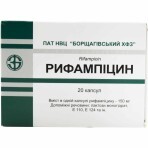 Рифампицин капс. 150 мг блистер №20: цены и характеристики
