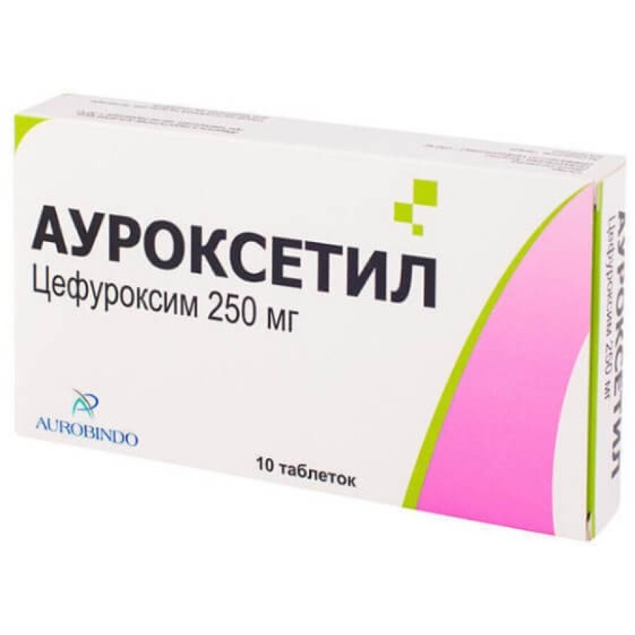 Ауроксетил табл. 500 мг блистер №10: цены и характеристики