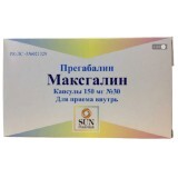 Максгалин 150 капсулы 150 мг, №60
