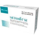 Метамін sr табл. пролонг. дії 500 мг блістер №28