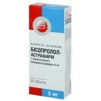 Бисопролол-Астрафарм табл. 5 мг блистер №20: цены и характеристики