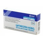 Цитиколін-ново р-н д/ін. 125 мг/мл фл. 4 мл №5: ціни та характеристики