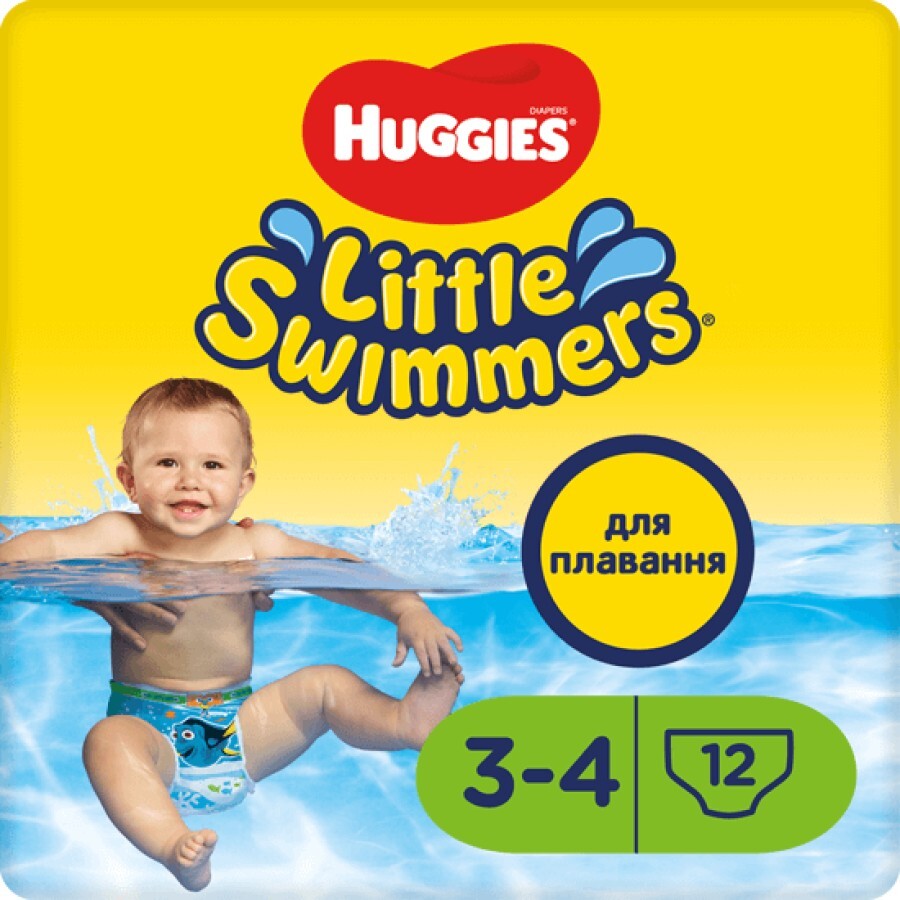 Подгузники-трусики Huggies Little Swimmers 3-4 12 шт: цены и характеристики