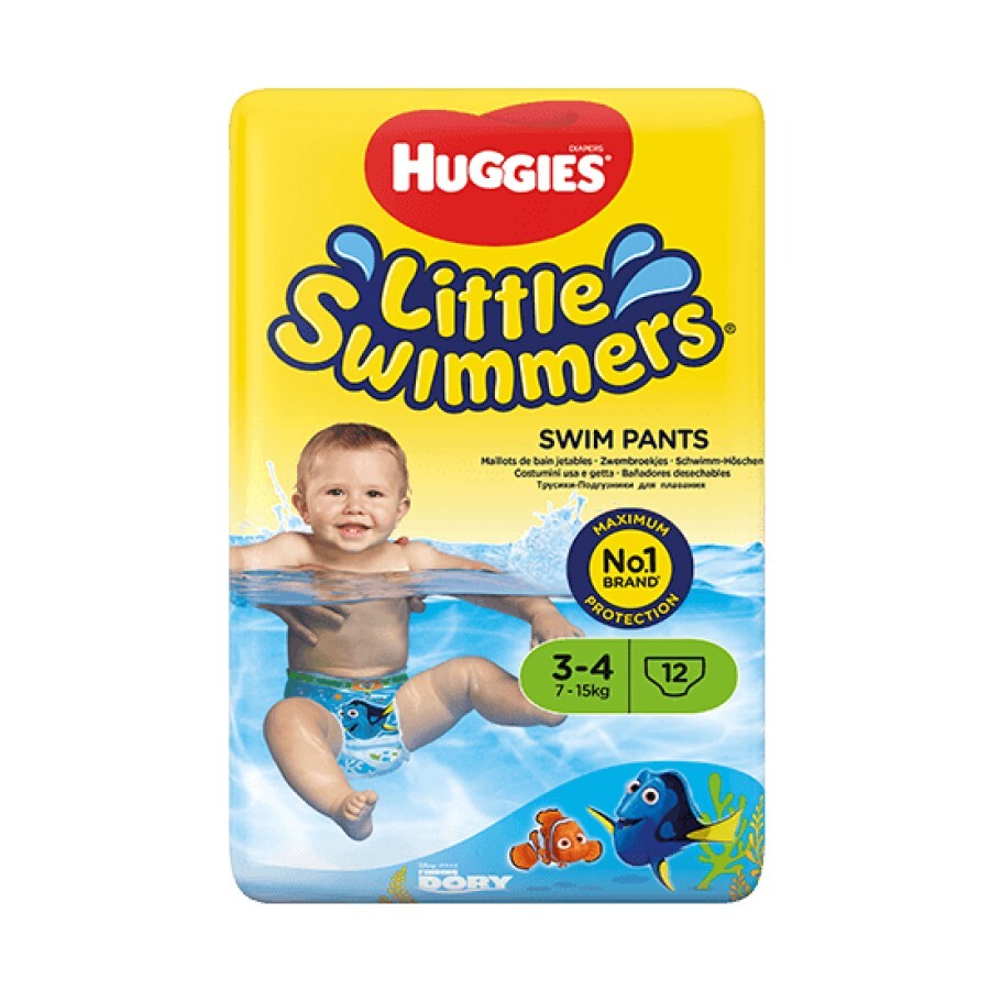 Подгузники-трусики Huggies Little Swimmers 3-4 12 шт: цены и характеристики