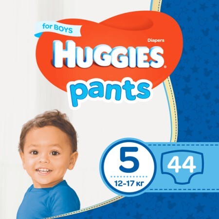 Трусики-подгузники Huggies Pants 5 Mega для мальчиков 44 шт