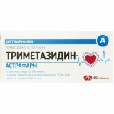 Триметазидин-Астрафарм табл. п/о 20 мг блистер №60