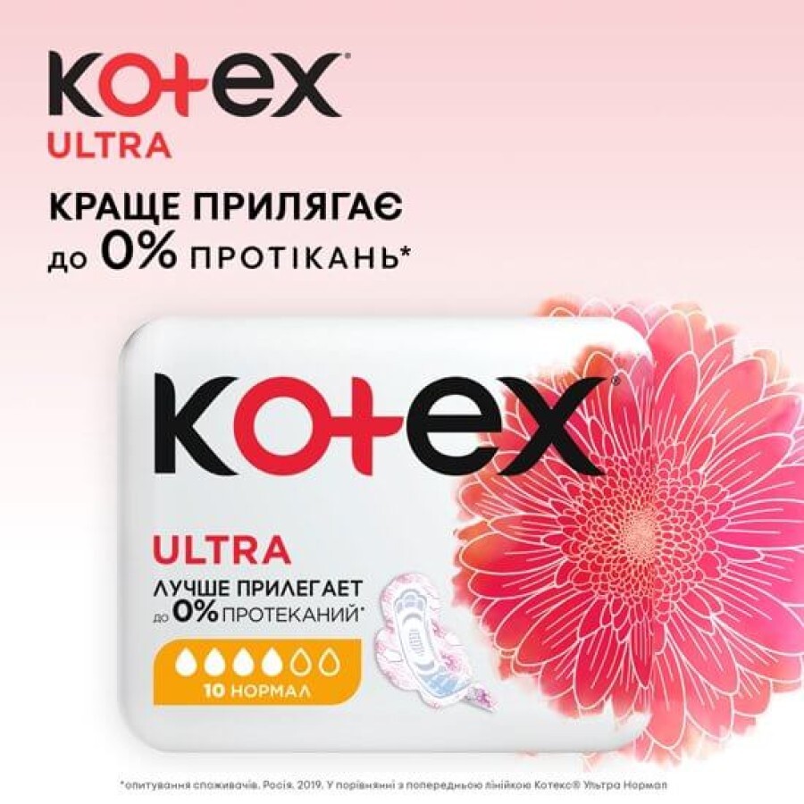 Прокладки гігієнічні Kotex Ultra Dry Normal Duo №20: ціни та характеристики