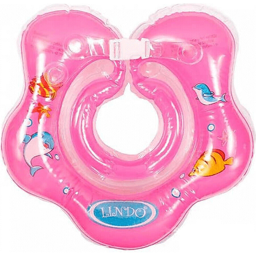 Круг Lindo LN 1559 для купания младенцев, розовый : цены и характеристики
