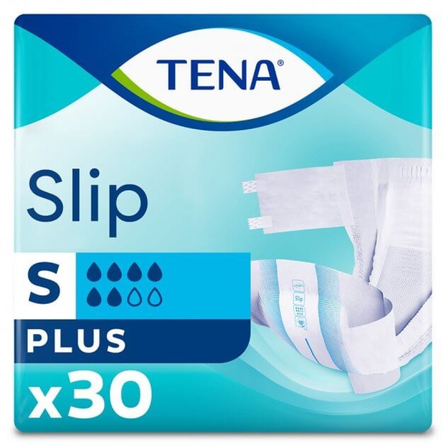 Подгузники для взрослых Tena Slip Plus Small 30 шт: цены и характеристики
