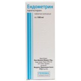 Эндометрин табл. вагинал. 100 мг контейнер, с аппликатором №30