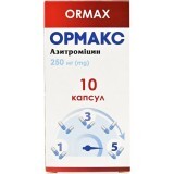 Ормакс 250 мг капсулы, №10