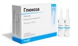 Глюкоза р-р д/ин. 40 % амп. 10 мл №10
