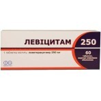 Левіцитам 250 табл. в/плівк. обол. 250 мг блістер №60: ціни та характеристики
