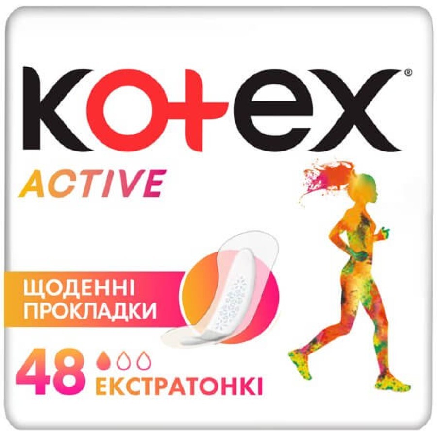 Прокладки щоденні Kotex Active 48 шт: ціни та характеристики
