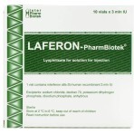 Лаферон-фармбиотек лиофил. д/р-ра д/ин. 3000000 МЕ фл., с раств. (вода д/ин.) №5