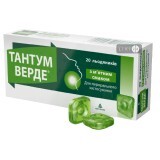 Тантум Верде льодяники 3 мг, з м'ятним смаком №30