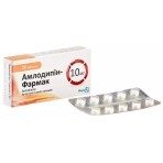 Амлодипин-фармак табл. 10 мг блистер №10: цены и характеристики