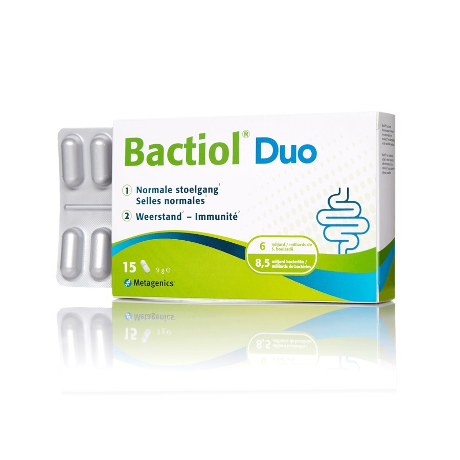 Bactiol Duo Metagenics №15 капсули: ціни та характеристики