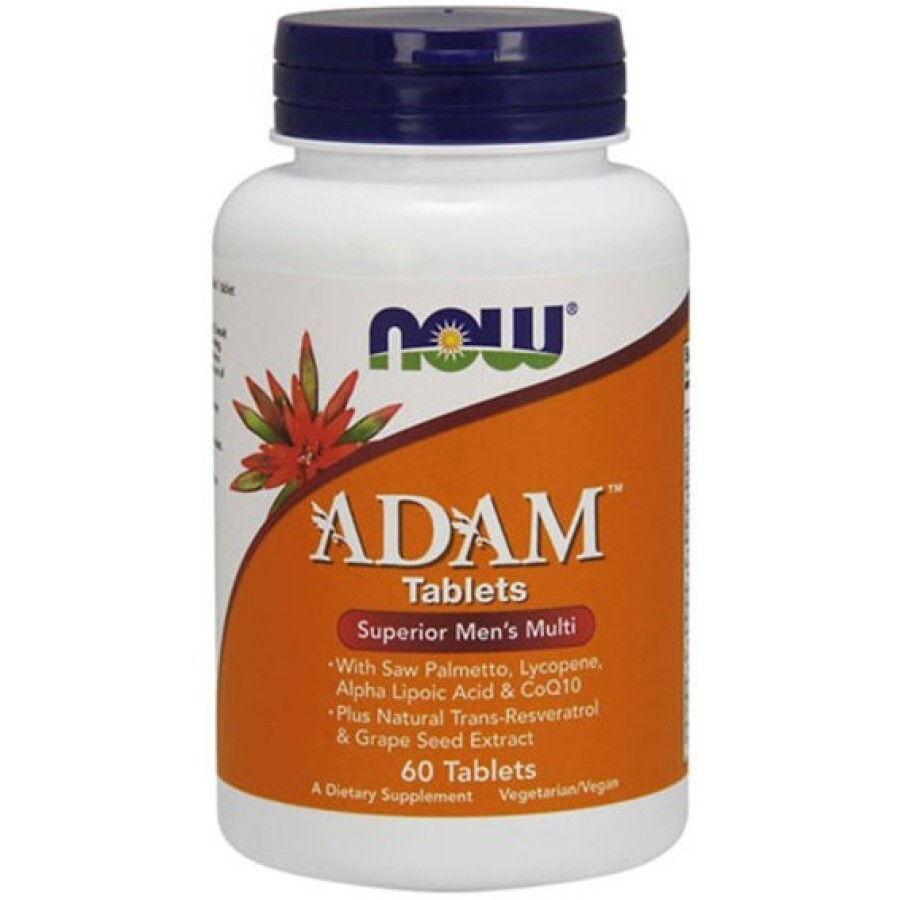 Витаминный комплекс Адам Now Foods для мужчин таблетки, №60: цены и характеристики
