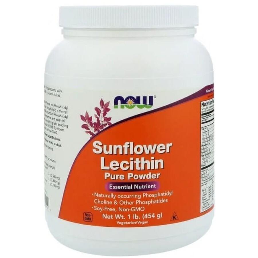 Лецитин Now Foods Lecithin Sunflower гранулы, 454 г: цены и характеристики