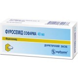 Фуросемід софарма табл. 40 мг блістер, у коробці №50