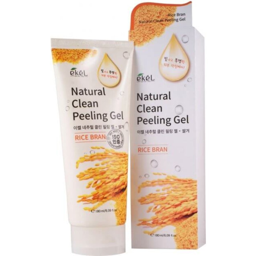 Пилинг-скатка Ekel Rice Bran Natural Clean Peeling Gel С экстрактом рисовых отрубей, 180 мл: цены и характеристики