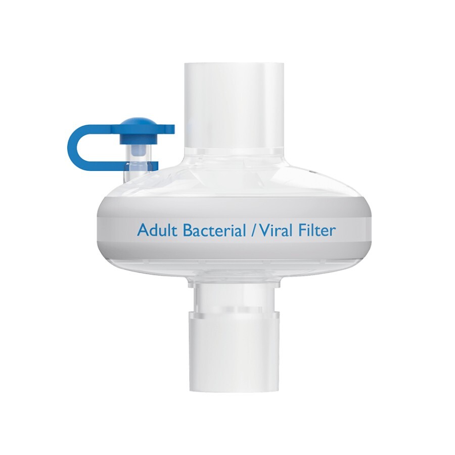 Дыхательный фильтр Flexicare VentiShield вирусо-бактериальный, с портом Luer-Lock: цены и характеристики