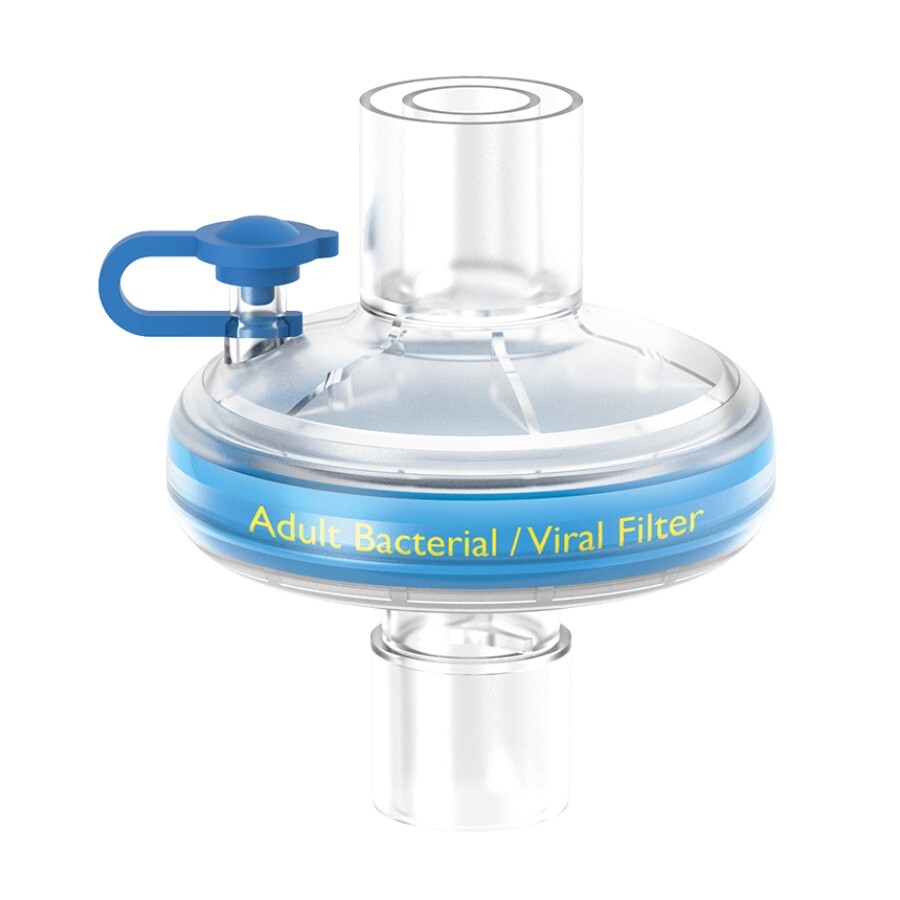 Дыхательный фильтр Flexicare ThermoShield вирусо-бактериальный для взрослых, с портом Luer: цены и характеристики