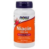 Ніацин (В3) 500 мг Now Foods 100 таблеток
