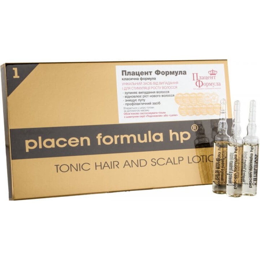 Засіб для волосся Placen Formula HP ампули 12 шт: ціни та характеристики