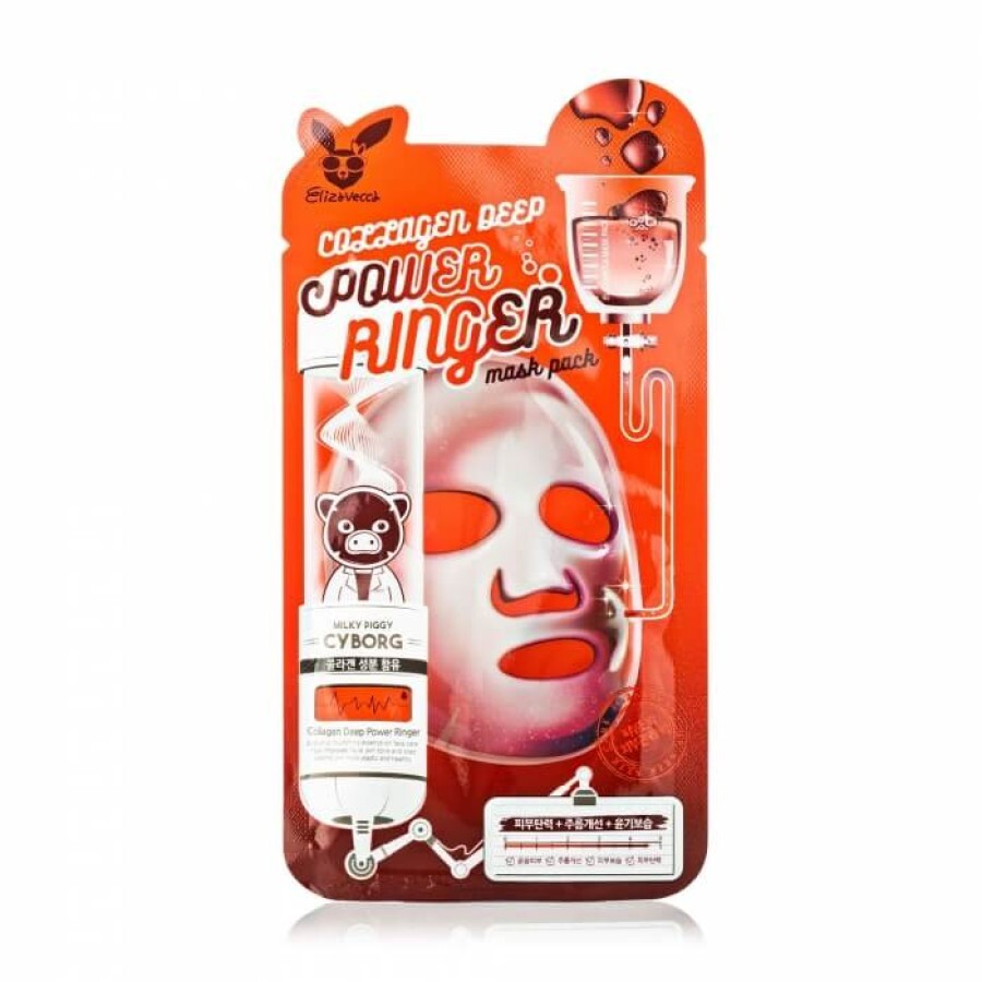 Тканинна маска для обличчя Elizavecca Collagen Deep Power Mask Pack колагенова 23 мл: ціни та характеристики