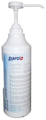 Ополаскиватель полости рта Paro Swiss с хлоргексидином + помпа дозатор 2000 мл