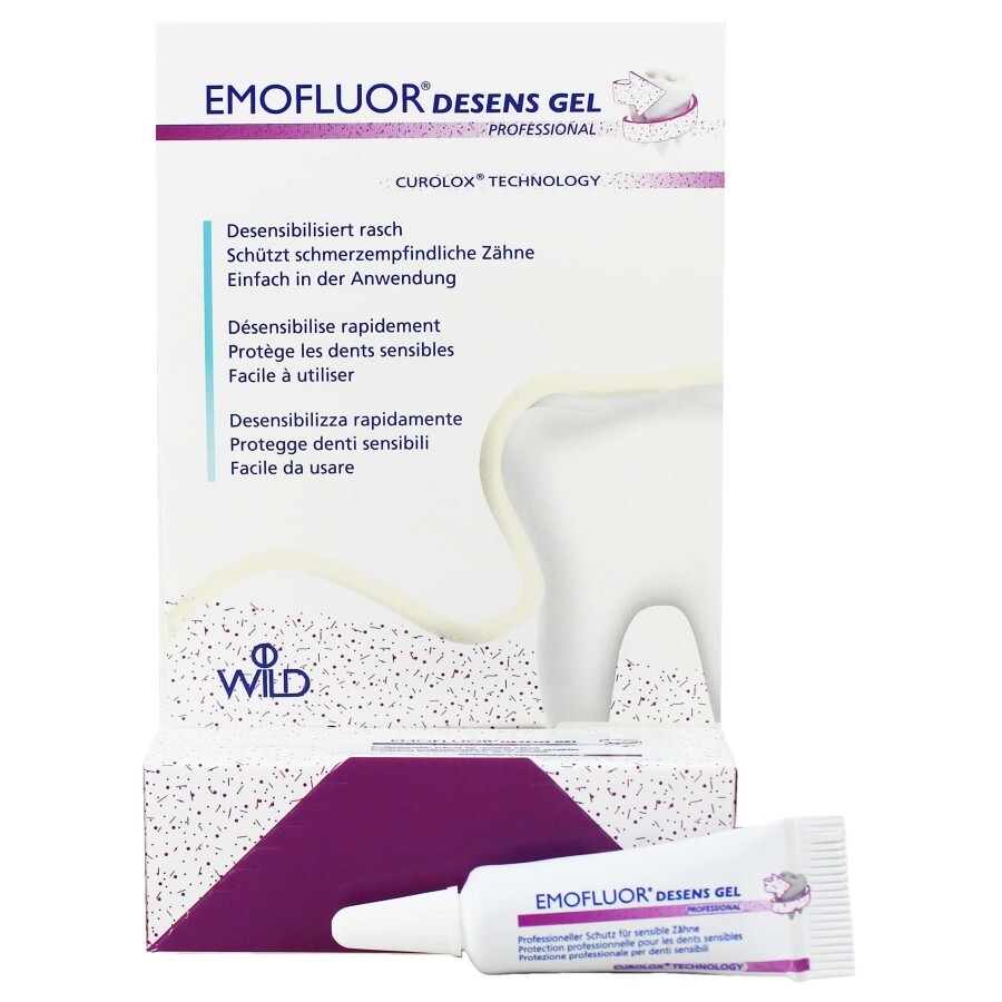 Профессиональный гель Dr. Wild Emofluor Desens для чувствительных зубов 3 мл: цены и характеристики